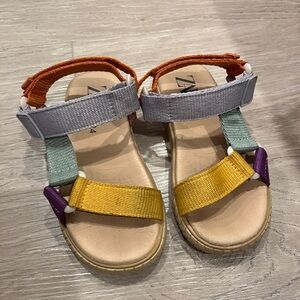 Zara Multicolor Kids Sandals - Size EU24 US Baby Toddler 7.5